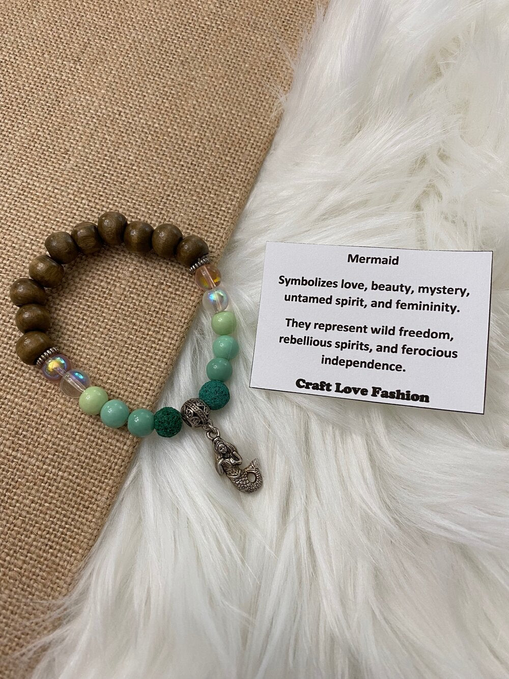 Mermaid Symbolic Stretch Stackable Bracelet