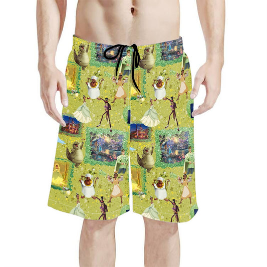Almost There All-Over Print Men's Beach Shorts