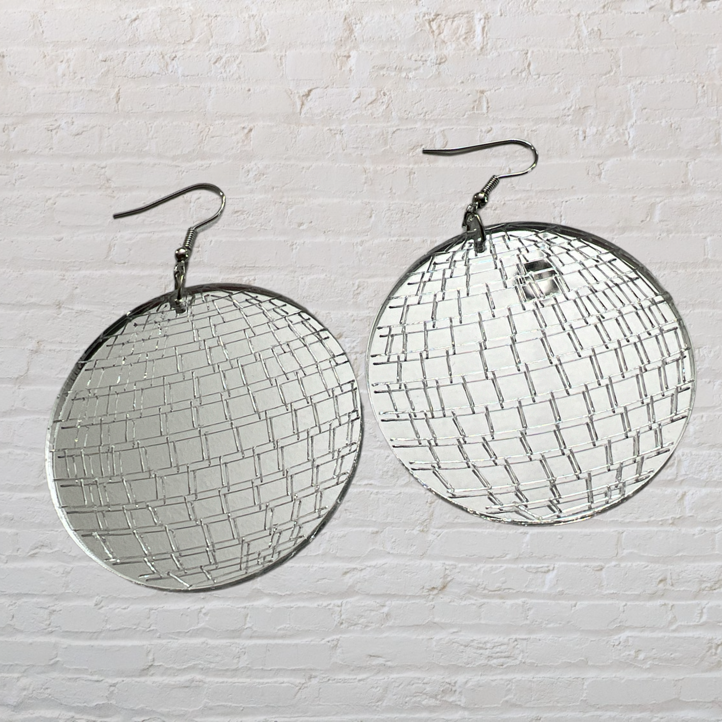 Disco Ball Acrylic Earrings