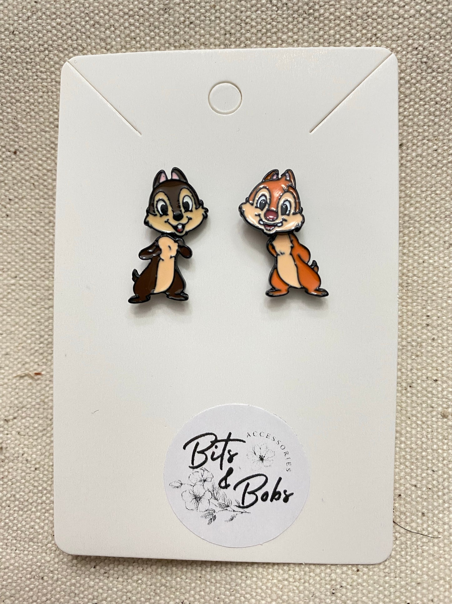Magical Stud Earrings- Chipmunks