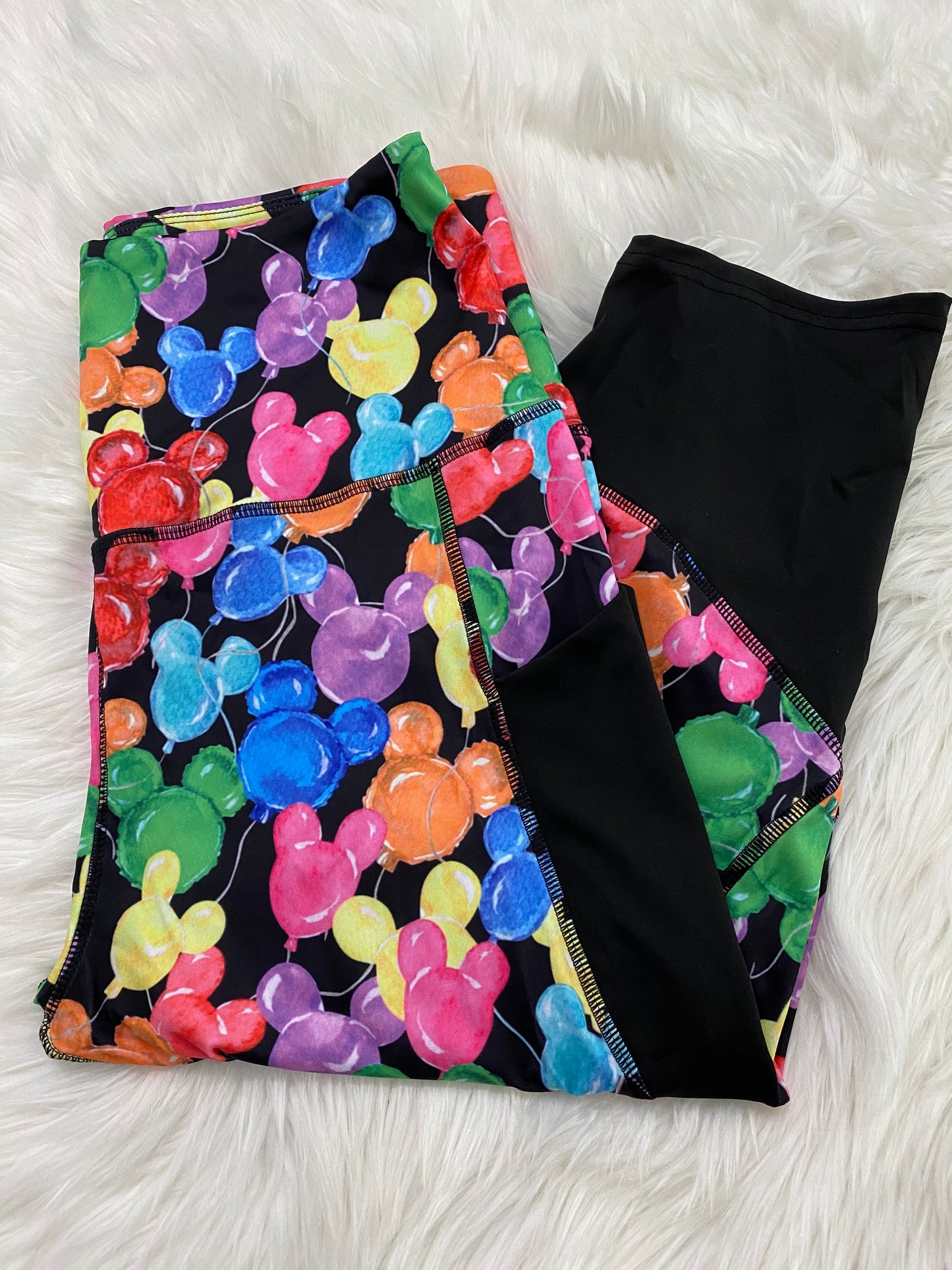 Mouse Balloons Workout Capri