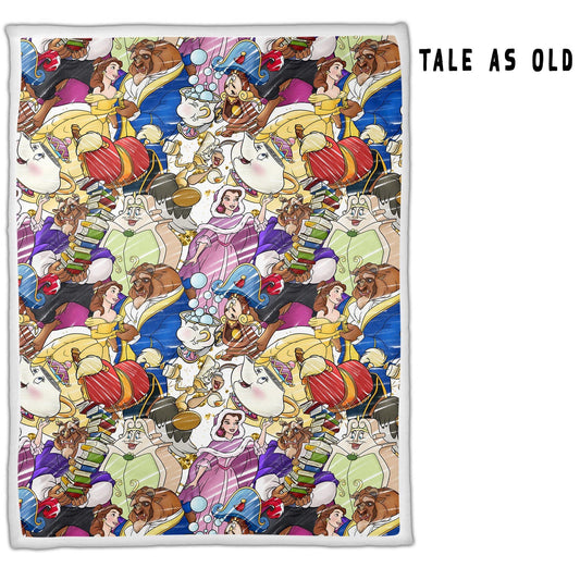 Tale As Old Oversized Sherpa Blanket