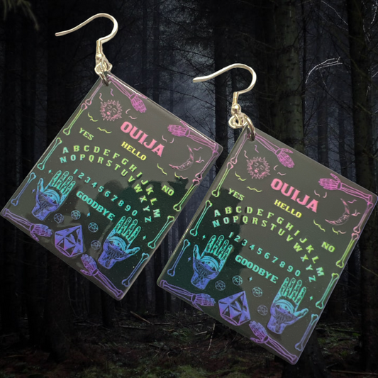 Rainbow Ouija-Spooky Earrings