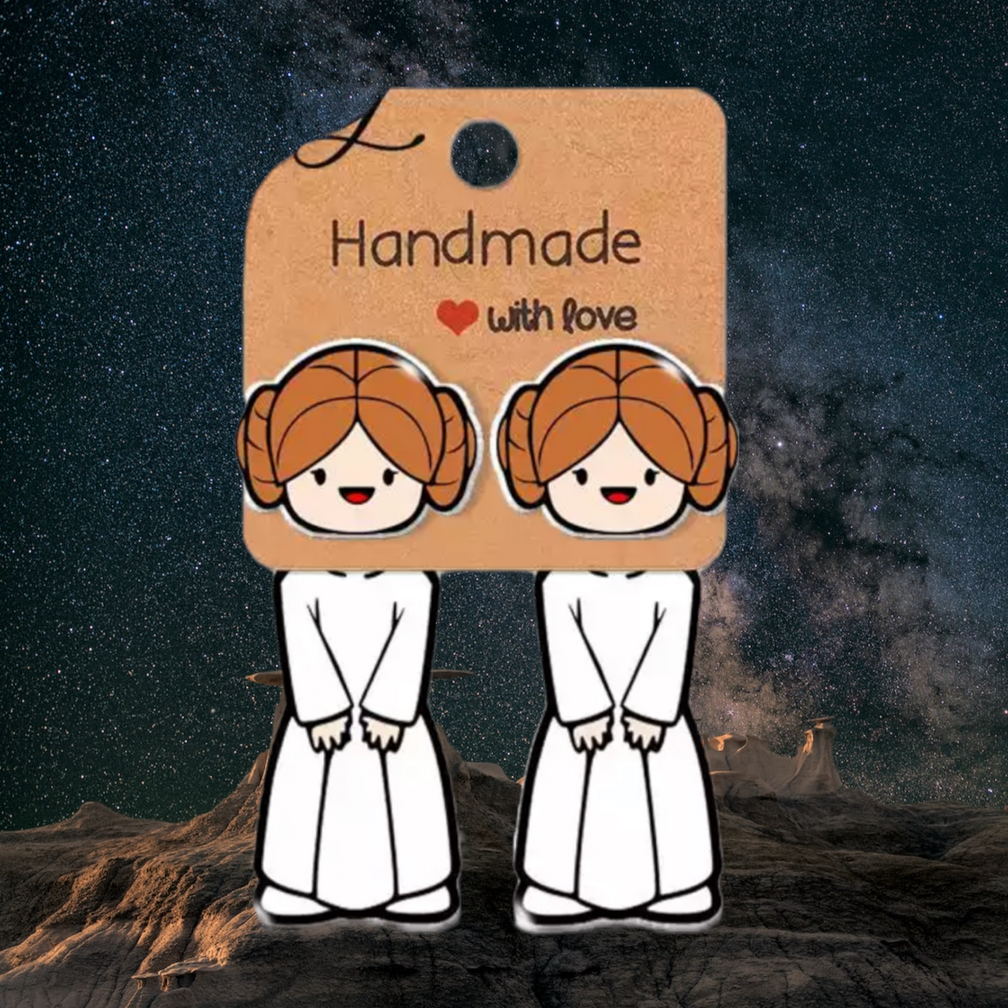 Leia Peek-A-Boo Magical Stud Earrings