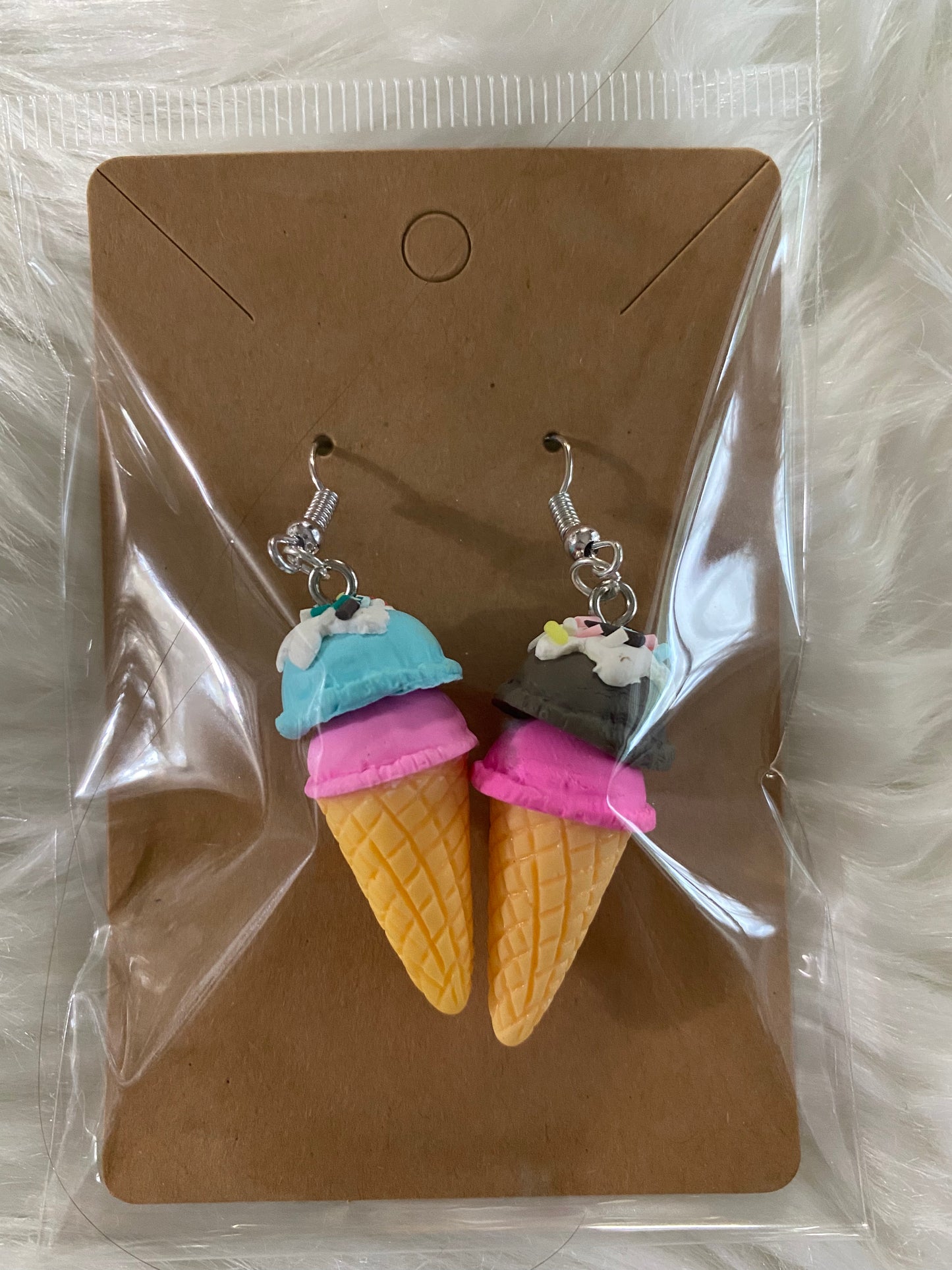 Ice Cream Cone Earrings