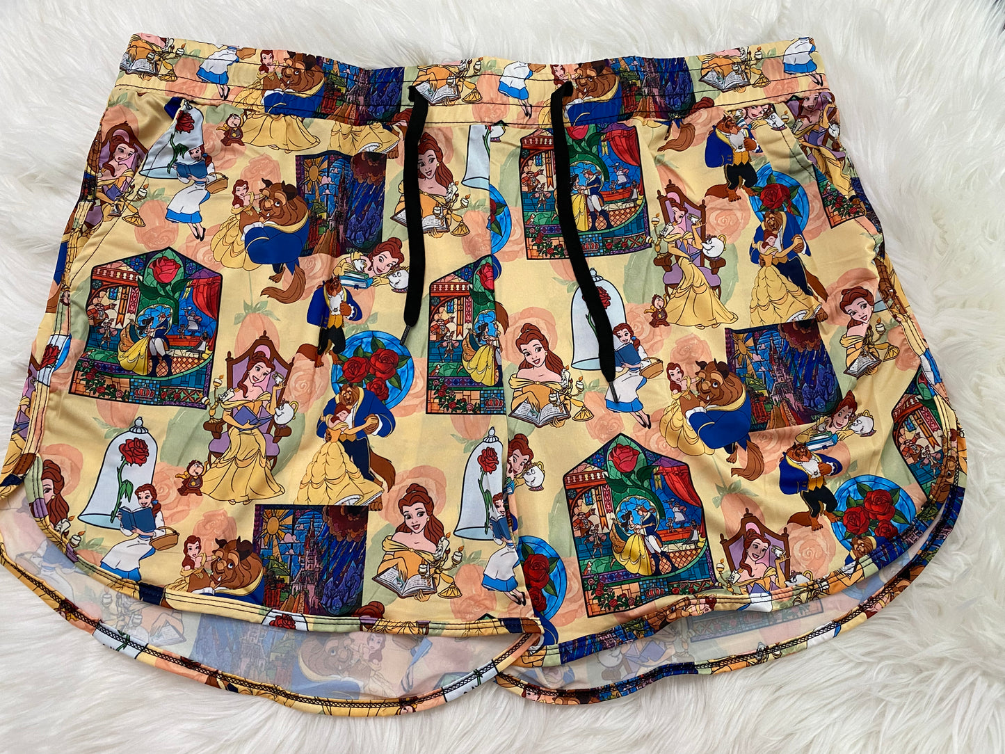 Rose Petal Princess- Athletic Running Shorts