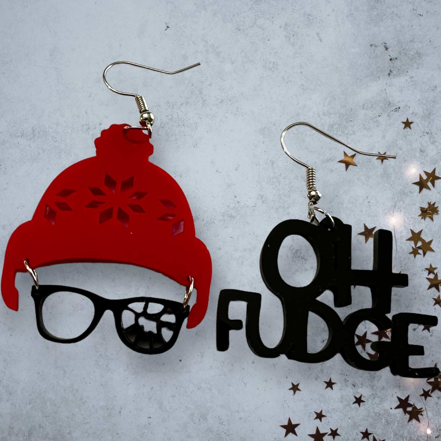 Oh Fudge Acrylic Earrings