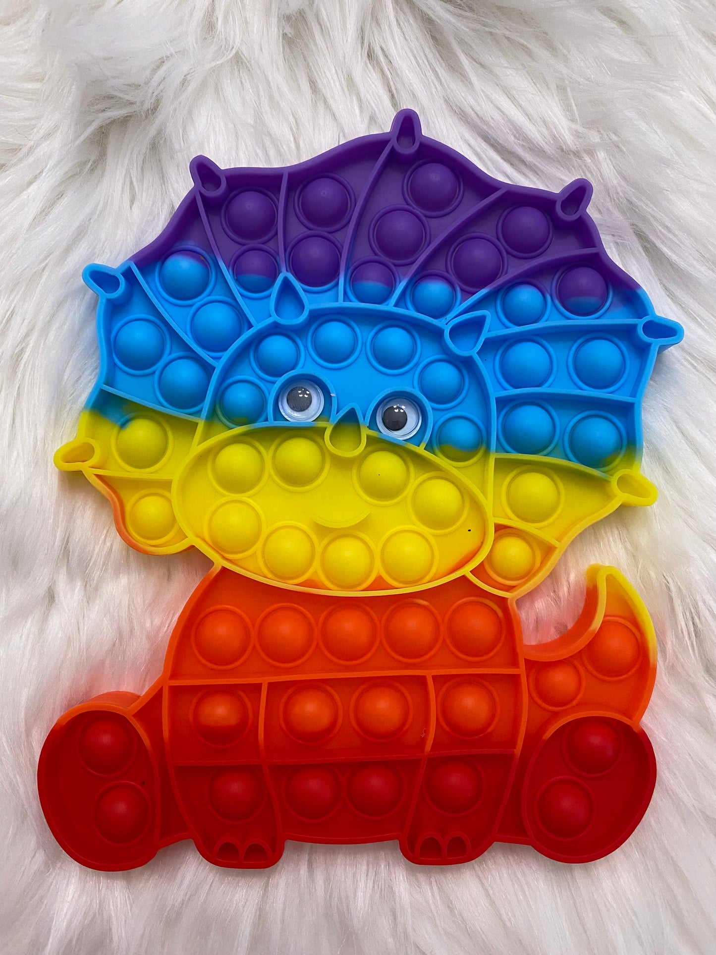 Medium Dino Popper- Triceratops