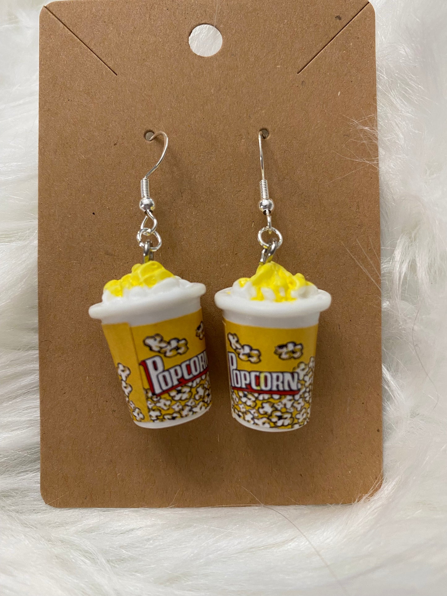 Popcorn Bucket Earrings