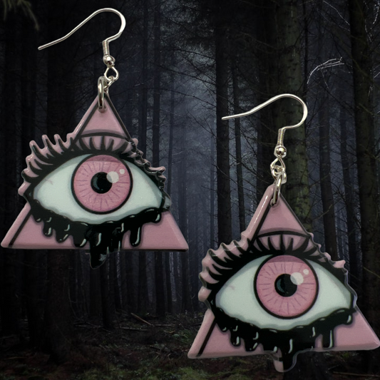 Eye of Providence- Spooky Earrings