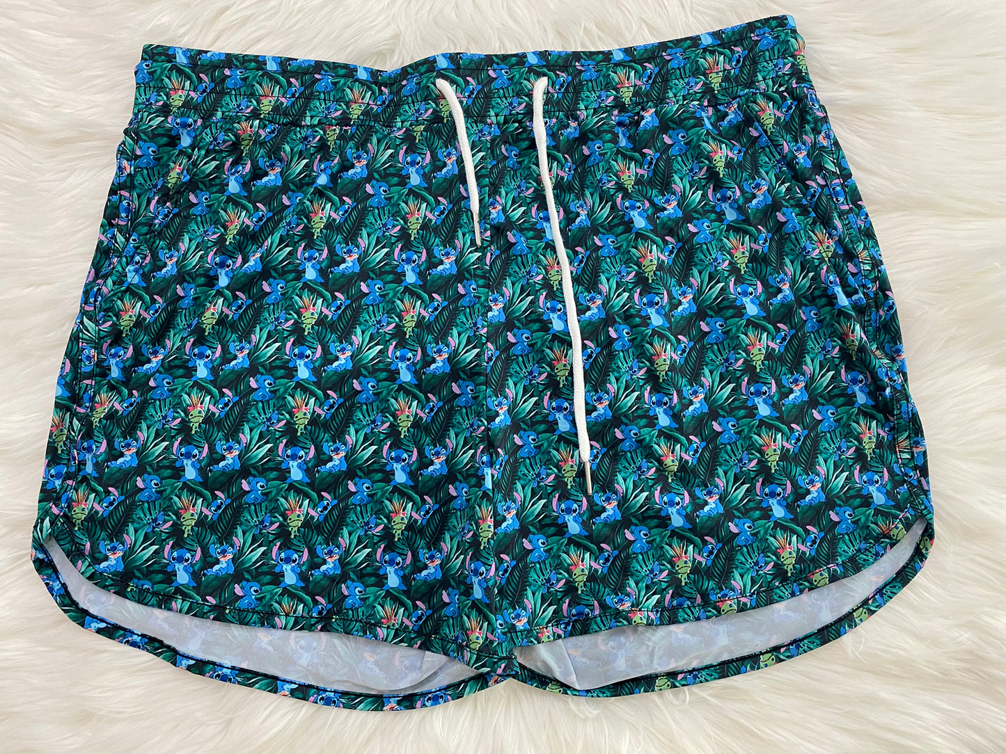 Tropical Alien Athletic Running Shorts