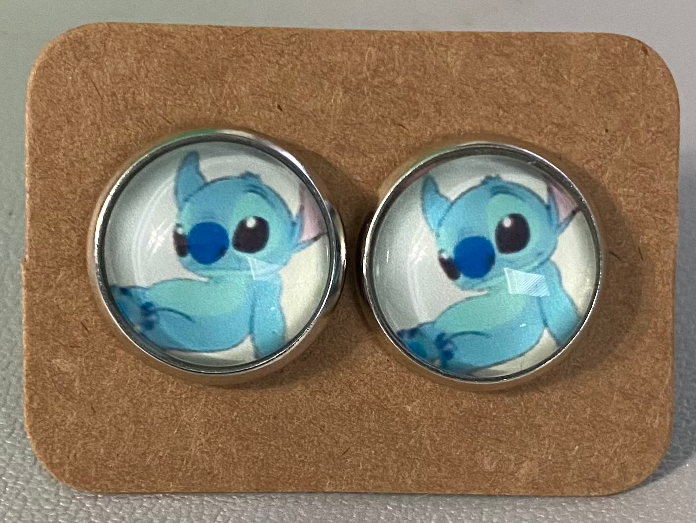 Magical Stud Earrings- Blue Alien