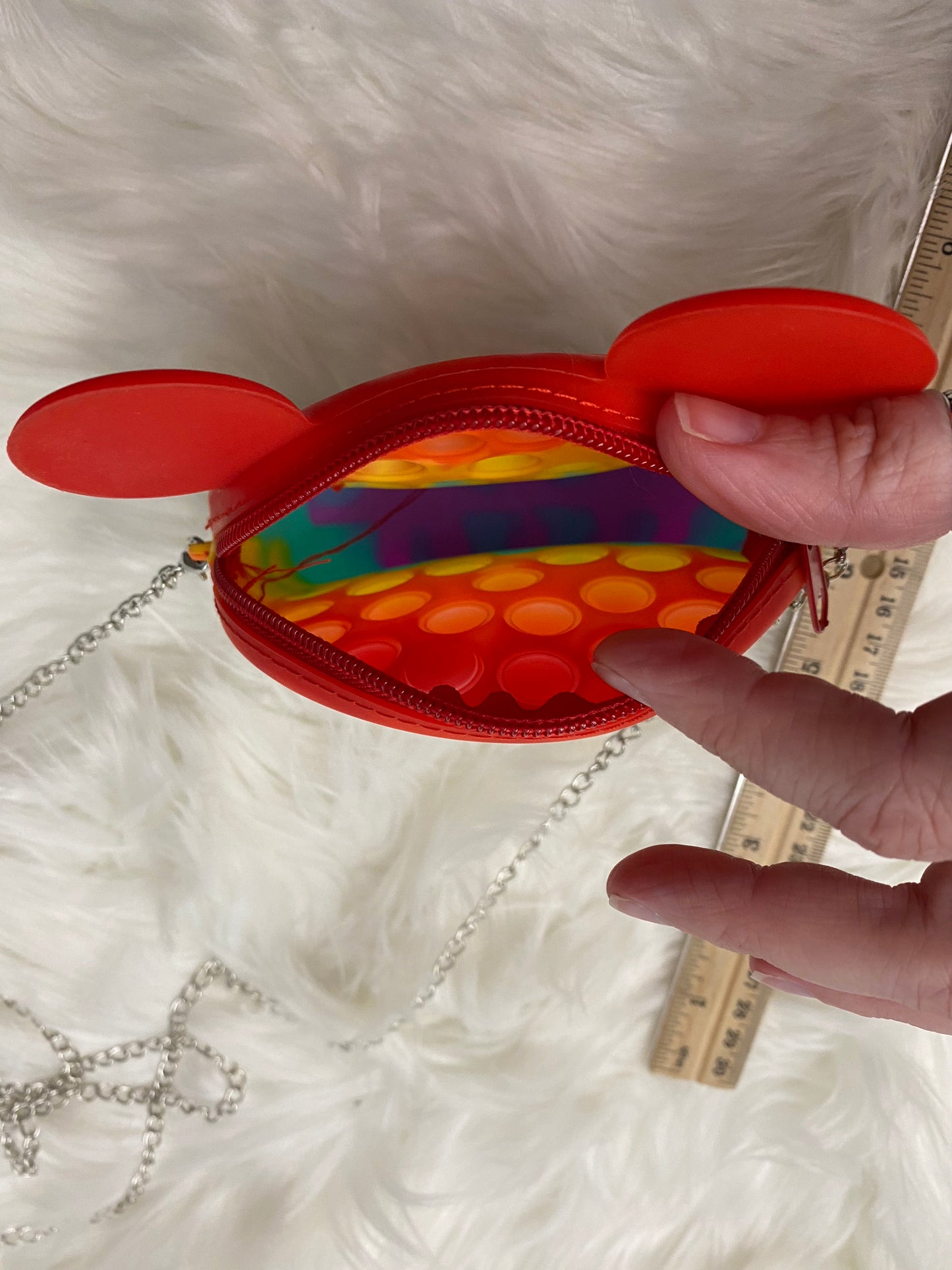 Rainbow Mouse Crossbody Popper