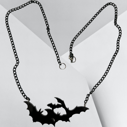 Bats Acrylic Necklaces
