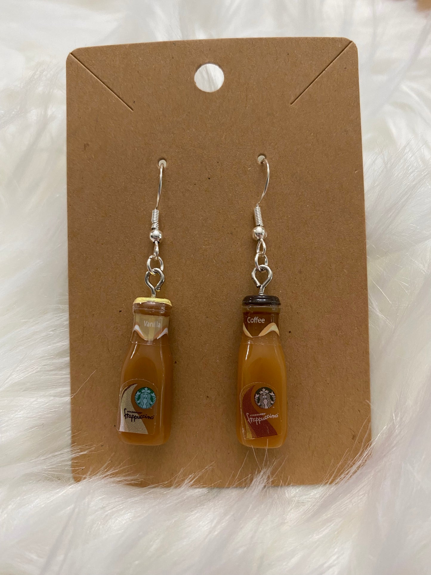 *Bucks Frappuccino Bottle Earrings