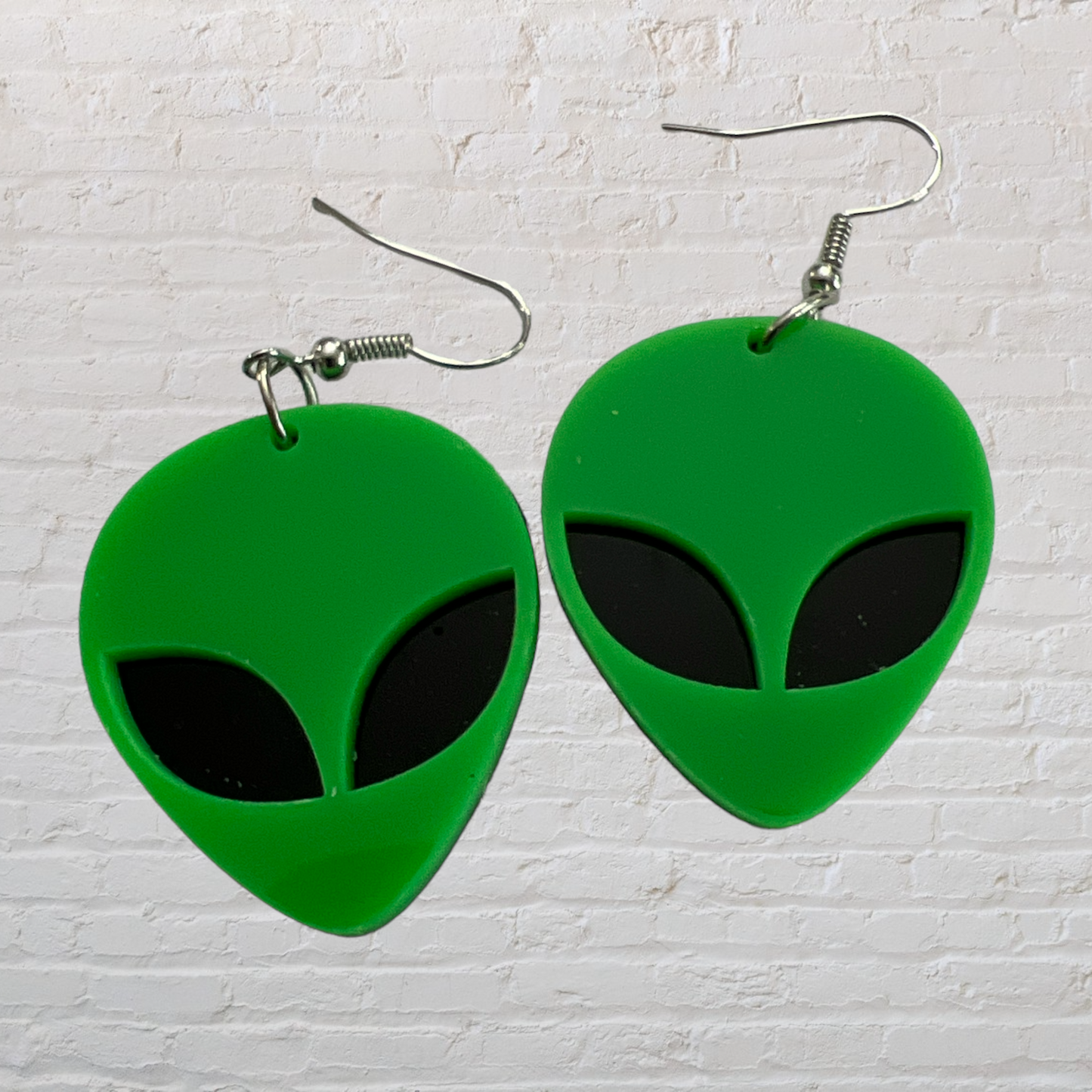 Alien Acrylic Earrings