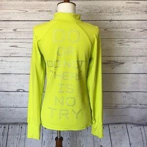 STAR WARS NEON GREEN YODA 1/2 ZIP ATHLETIC TOP