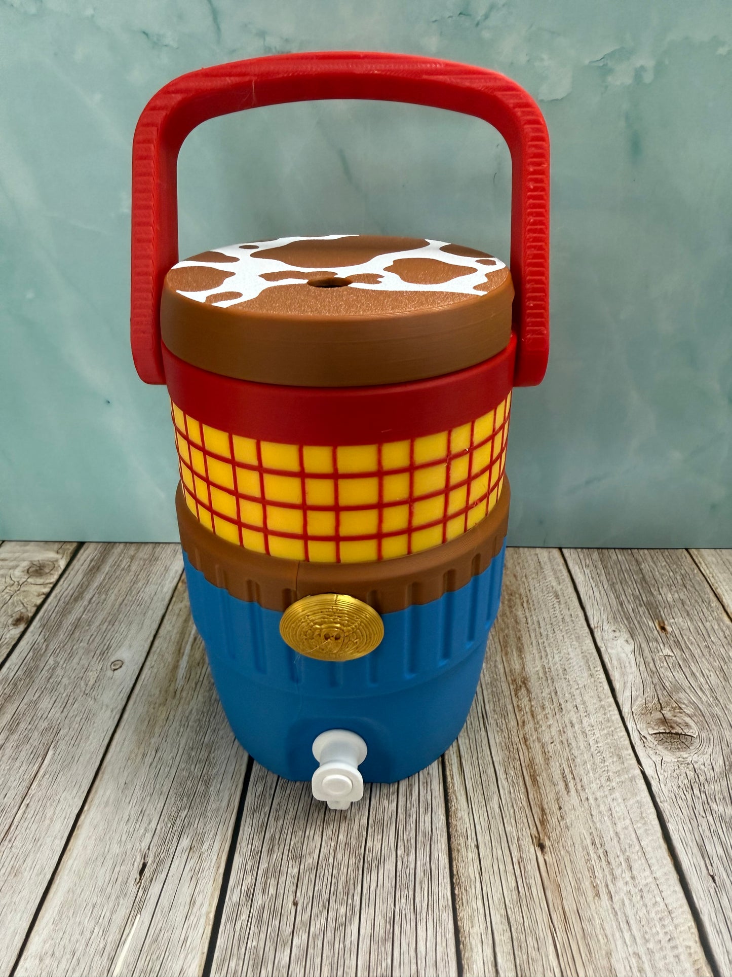 Cowboy Doll Cooler 12 oz Can Holder- 3D print