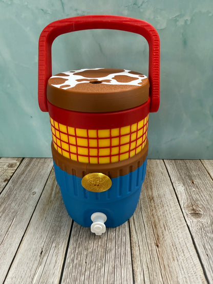 Cowboy Doll Cooler 12 oz Can Holder- 3D print