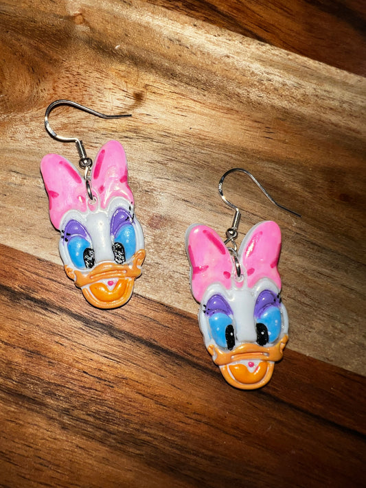 Miss Duck- Hook Earring