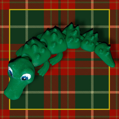 Articulated Aligator- Fidget Toy- 3D Printed