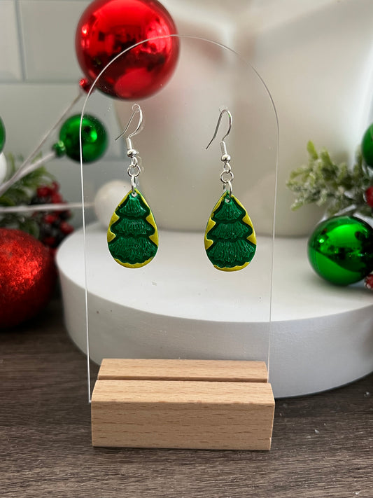 Fir Tree- Merry Collection- Hook Earring