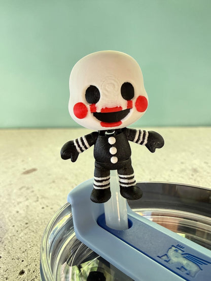 Creepy Puppet- Straw Buddy- 3D Printed