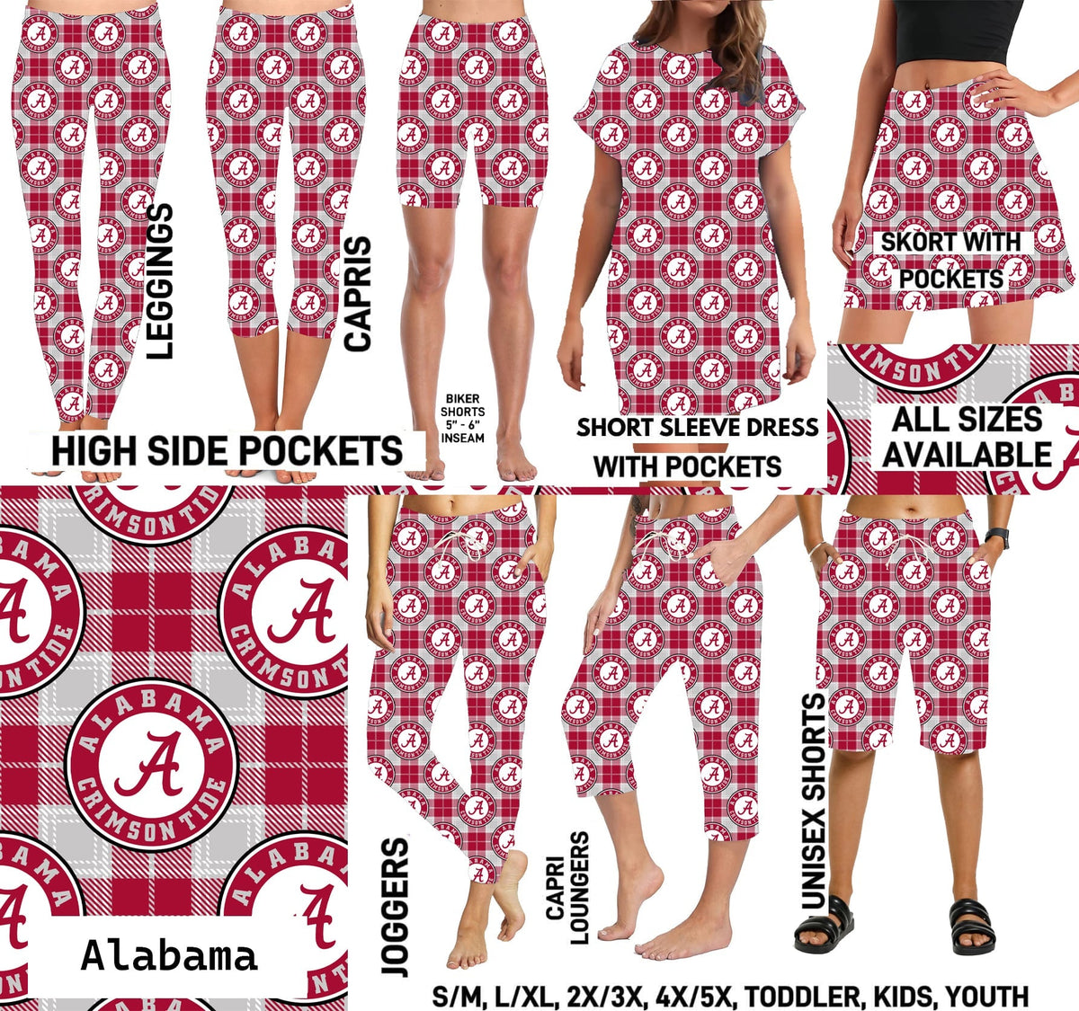 FTBP - Alabama FB Plaid - Preorder Due 9/30 ETA: Mid-Nov