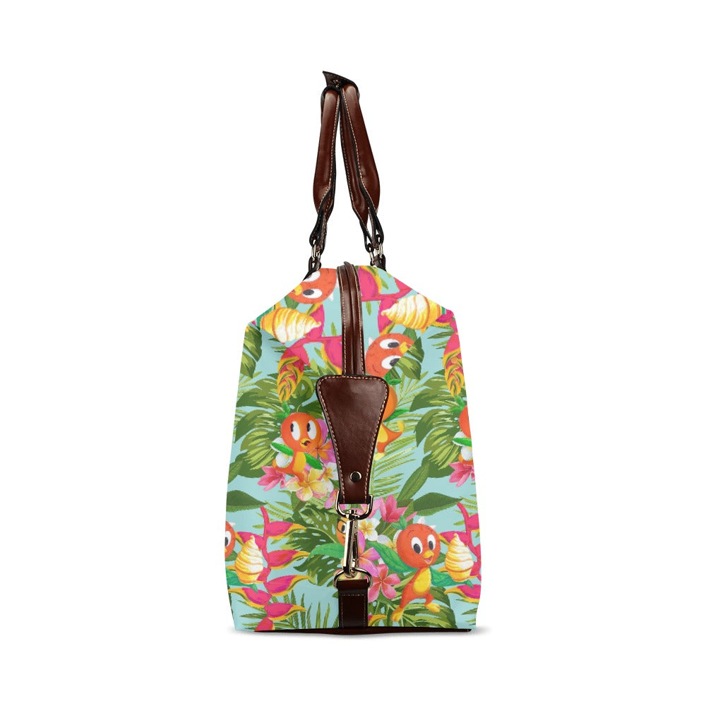 Tropical Orange Bird Flight Bag