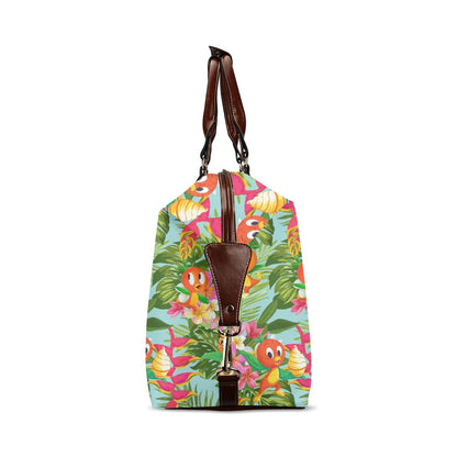 Tropical Orange Bird Flight Bag