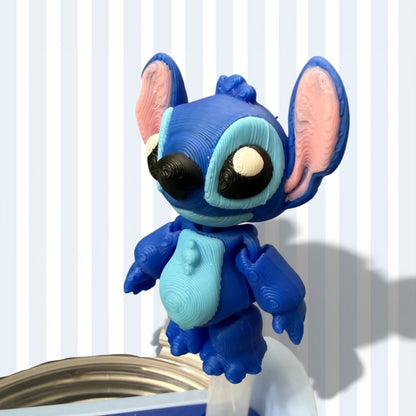 Hawaiian Alien- Straw Buddy- 3D Printed