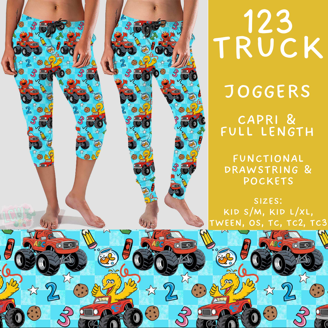 Batch #555 - Cool Characters 7 - Closes 7/13 - ETA mid Sept - 123 Truck Full and Capri Length Joggers