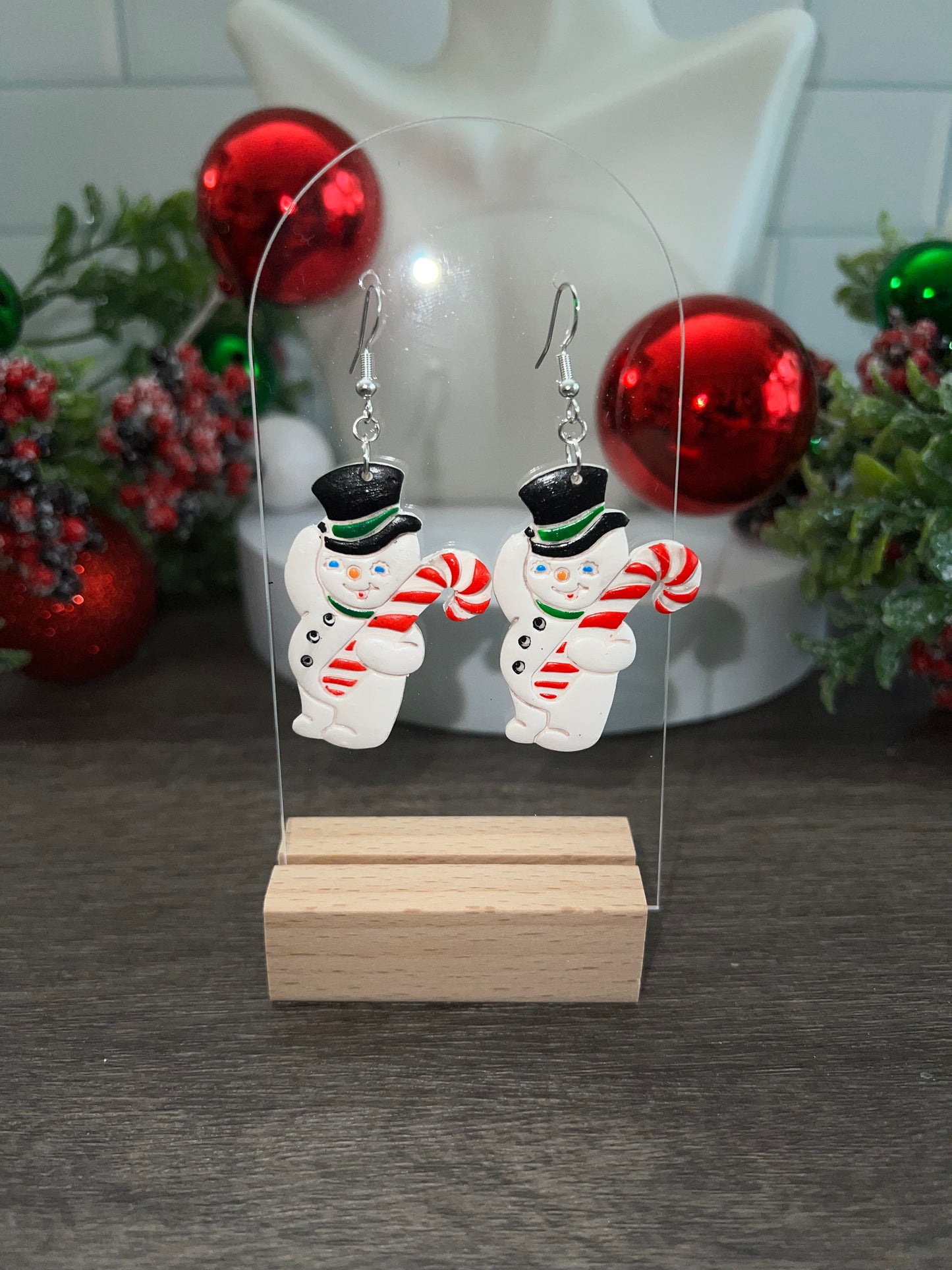 Retro Frosty- Merry Collection- Hook Earring