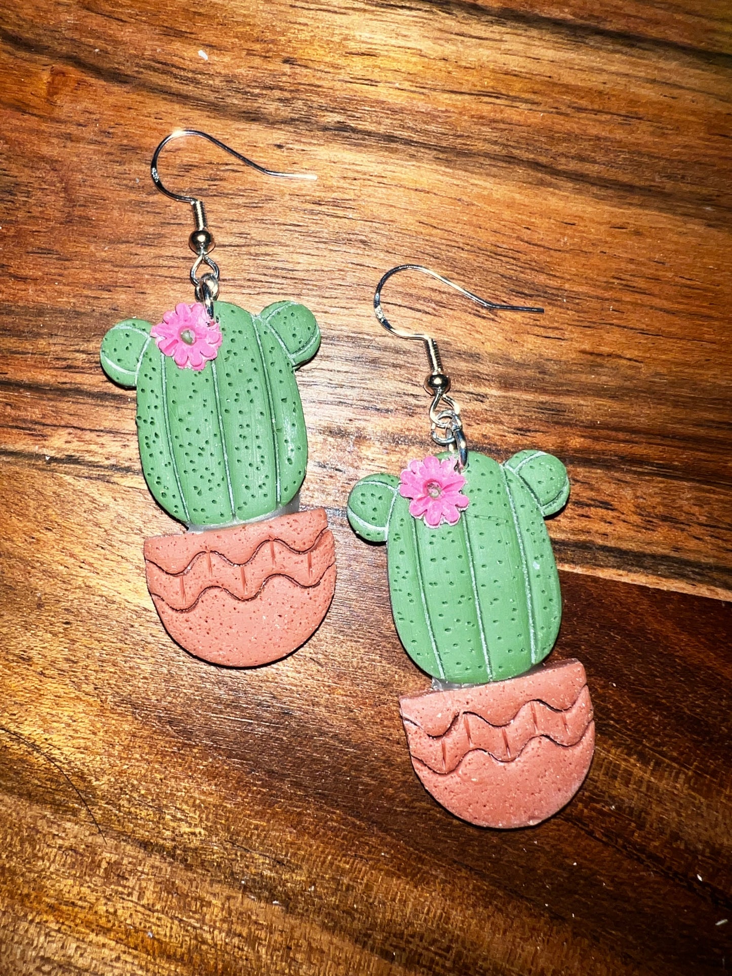 Cactus-B- Hook Earring