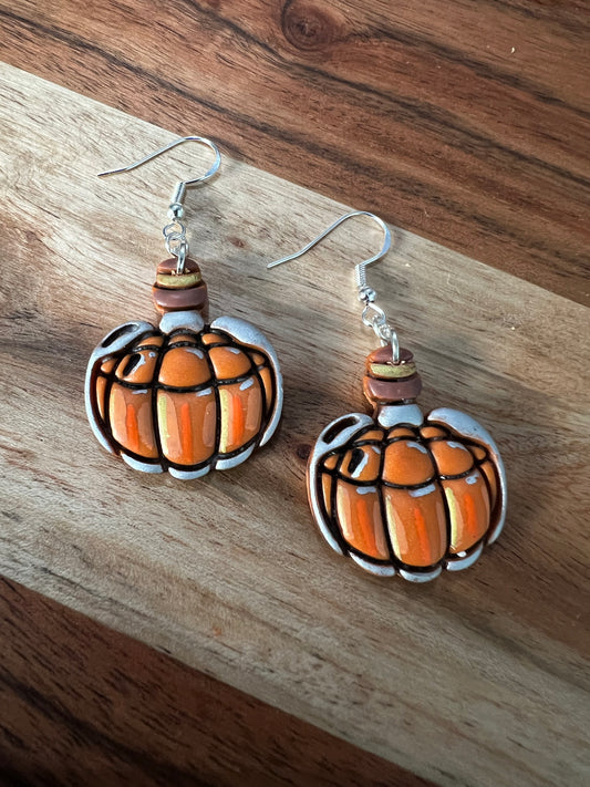 Pumpkin Potion- Hook Earring