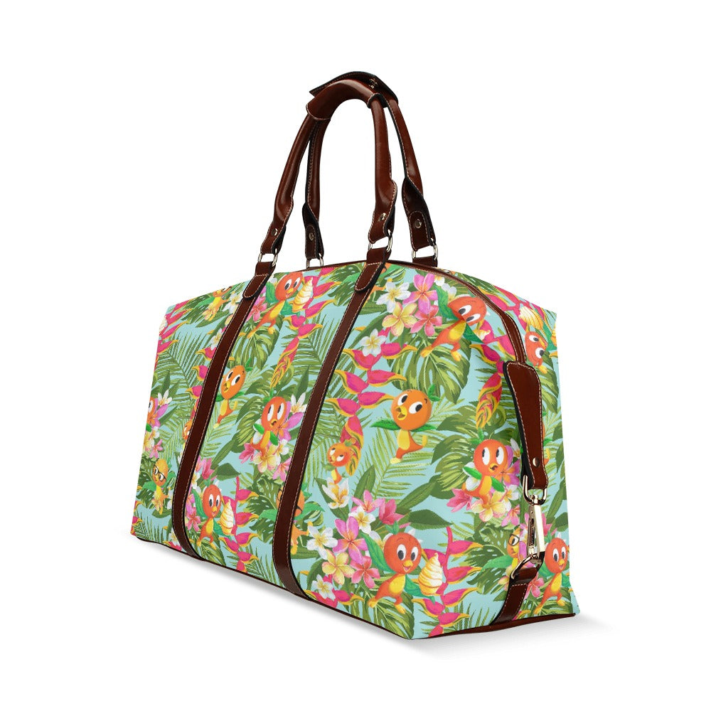 Tropical Orange Bird Flight Bag