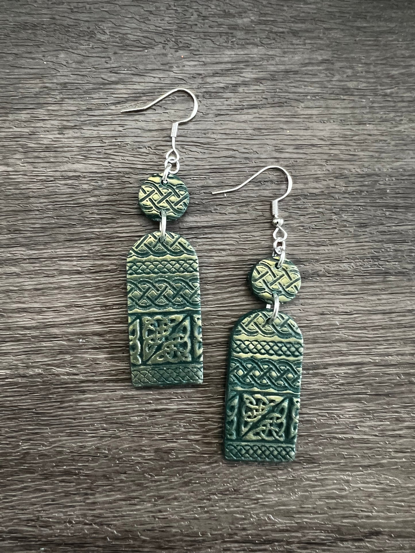 Celtic Knot Dangle- St. Patrick's-  Hook Earring