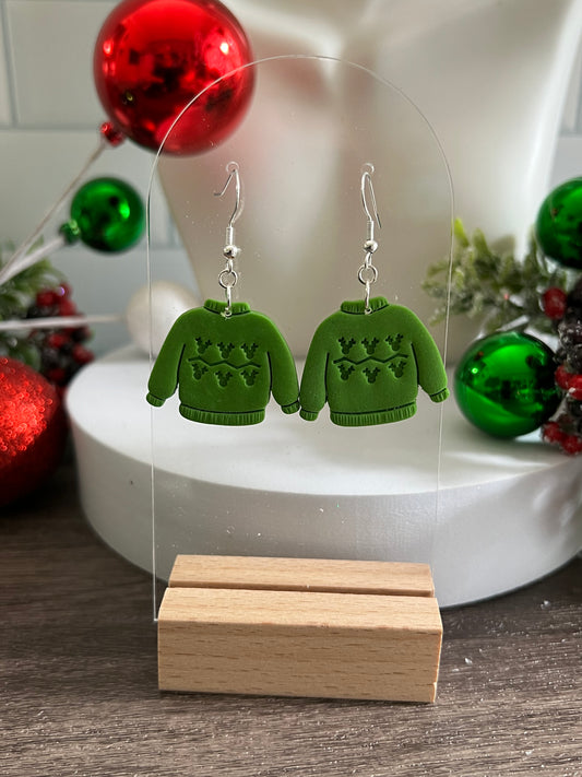 Reindeer Sweater- Merry Collection- Hook Earring