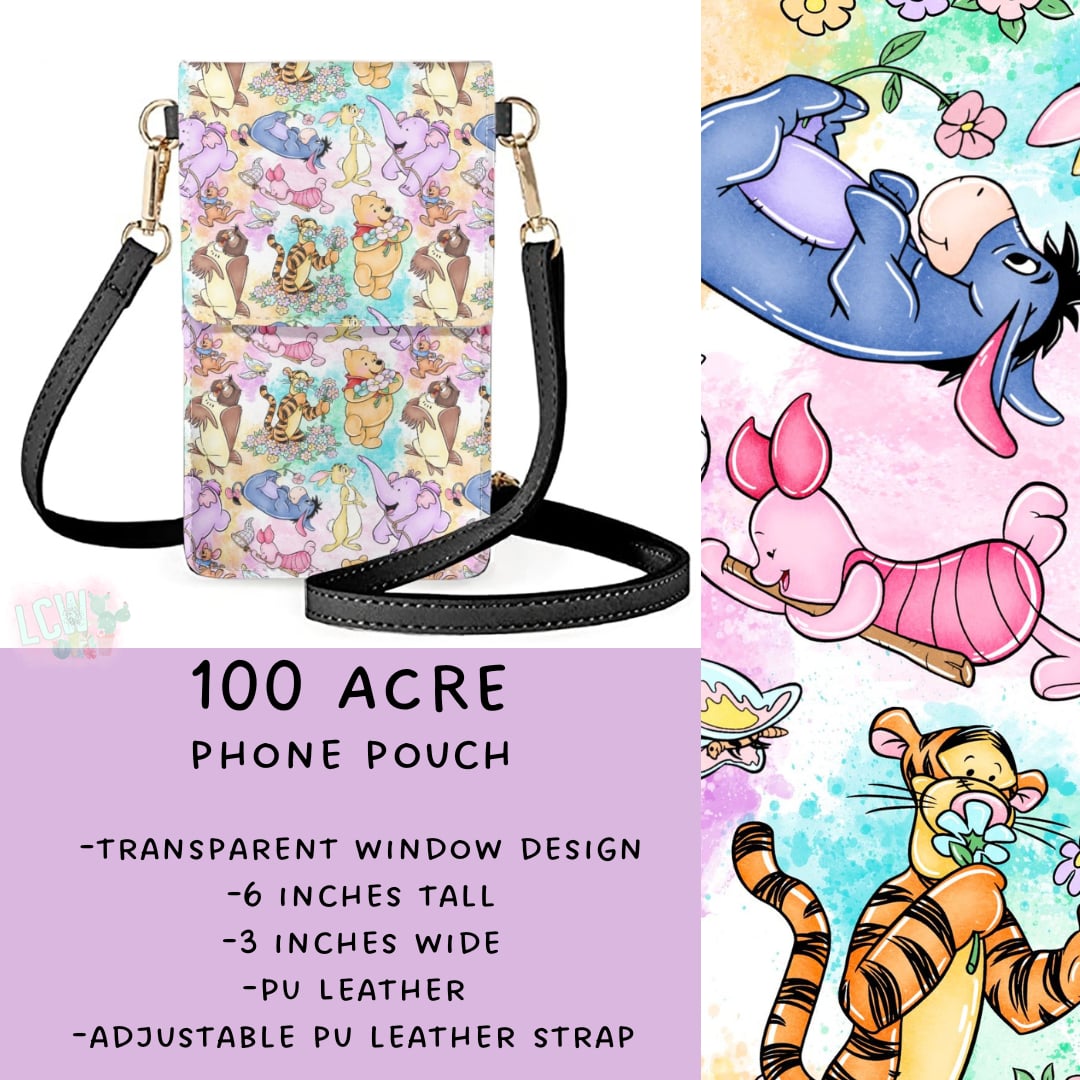 Ready To Ship - 100 Acre Phone Pouch