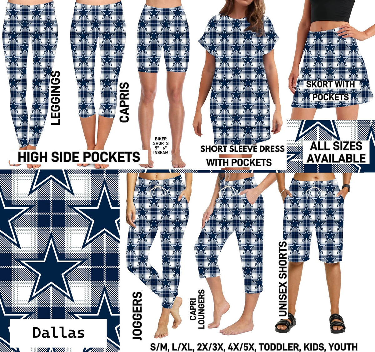 FTBP - Dallas FB Plaid - Preorder Due 9/30 ETA: Mid-Nov