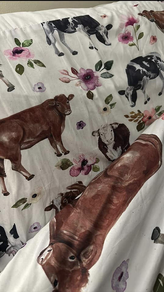 SHEET SET -HORROR FLORAL