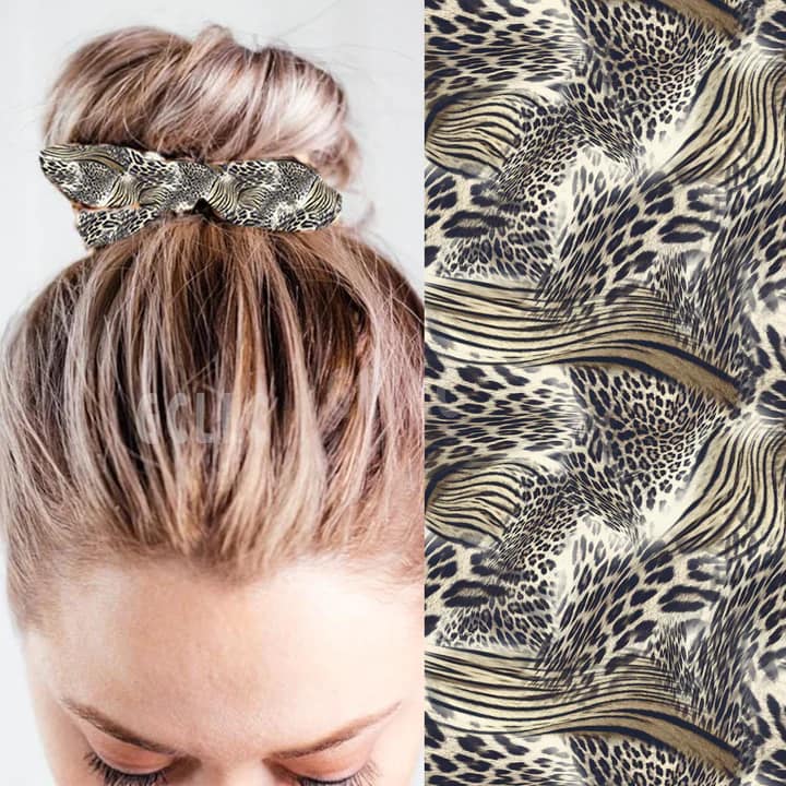 ANIMAL PRINT - KNOT SCRUNCHIE