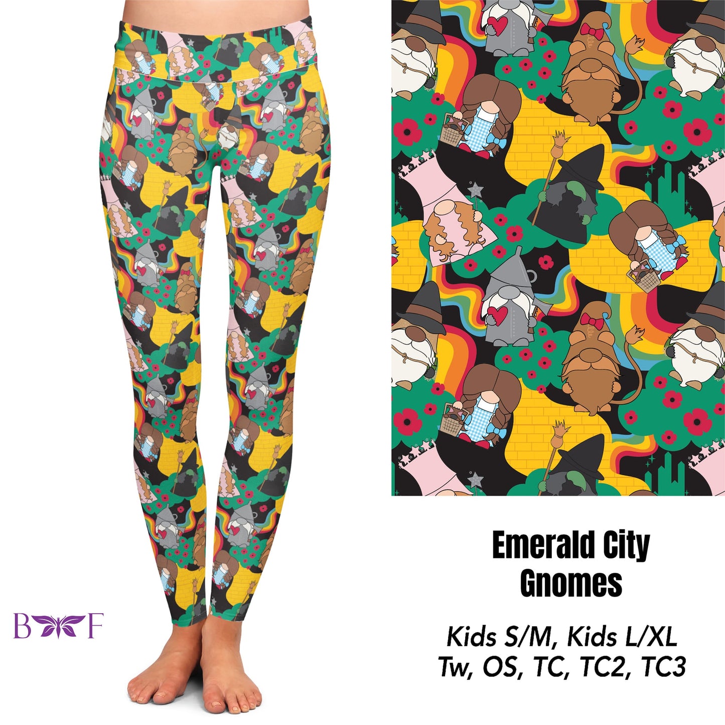 Emerald City Gnomes Leggings with pockets
