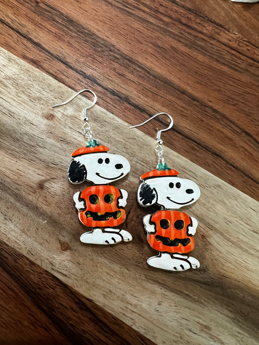 The Great Pumpkin- Hook Earring