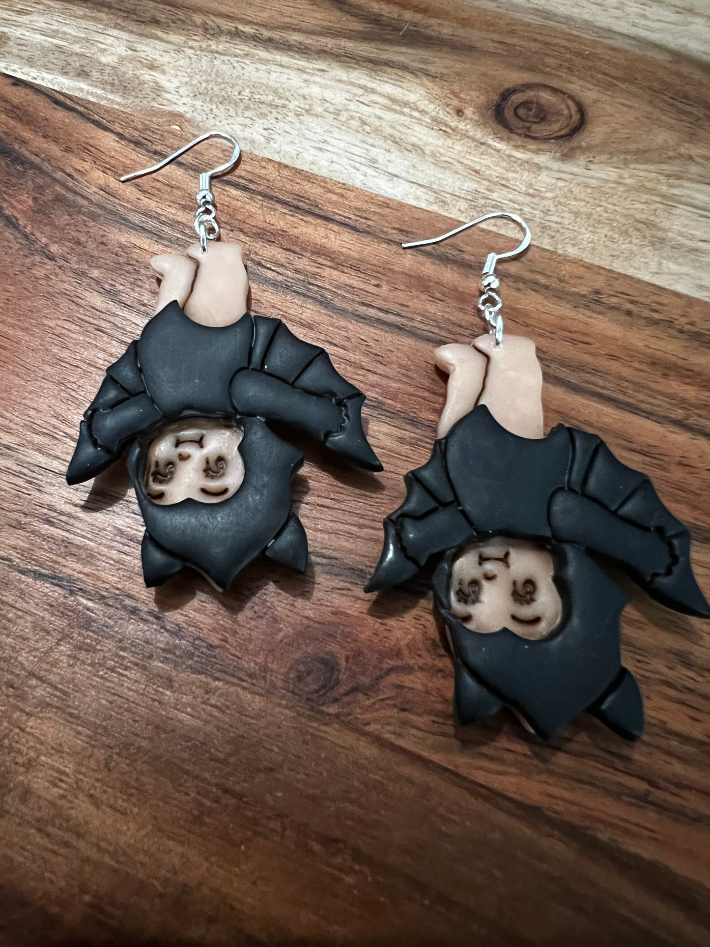 Cutie Hanging Bat- Hook Earring