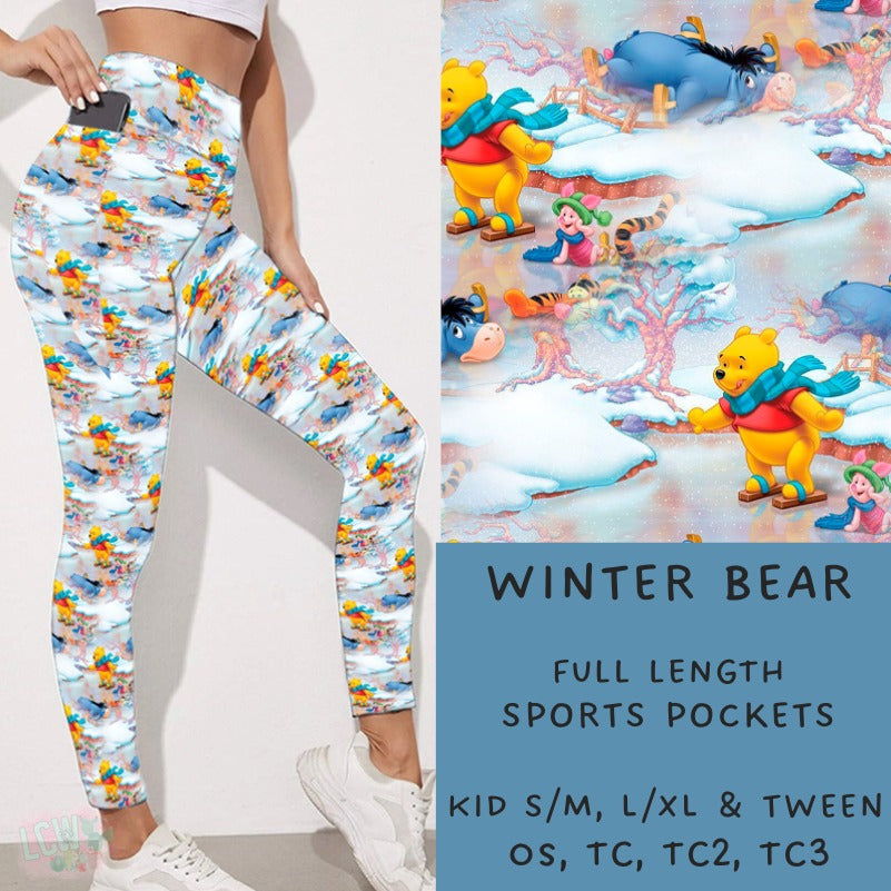 Ready To Ship - Winter Bear Jogger