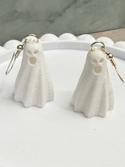 Ghosties- 3D Printed Earrings - Halloween