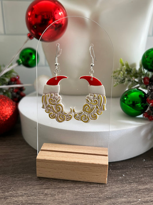 Santa Moon- Merry Collection- Hook Earring