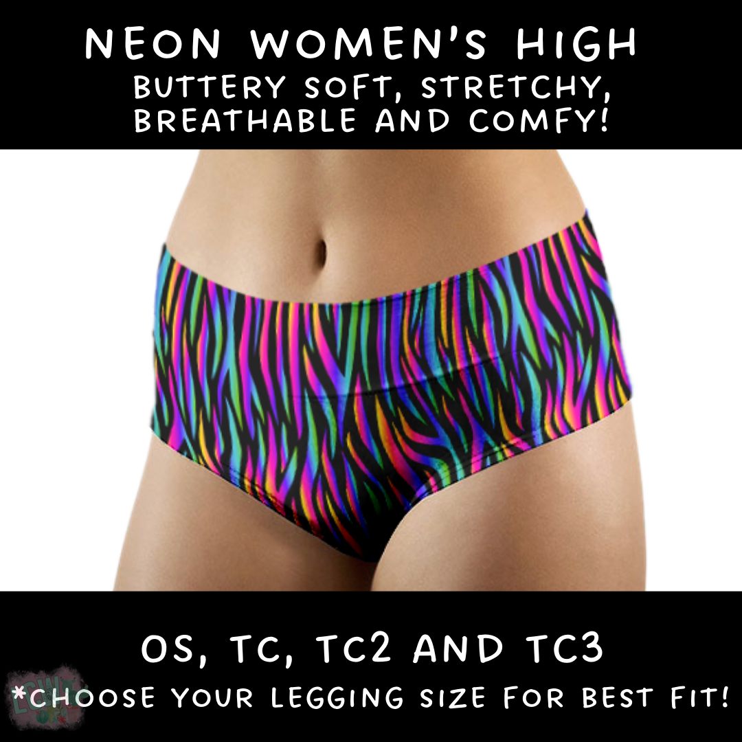 Ready To Ship - Neon Women's High Woman's High Panties