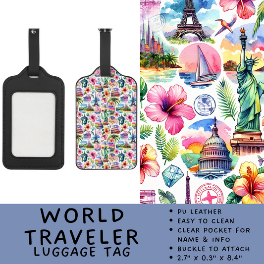 Batch #264 - Travel Collection - Closes 12/31 - ETA - World Traveler Luggage Tag